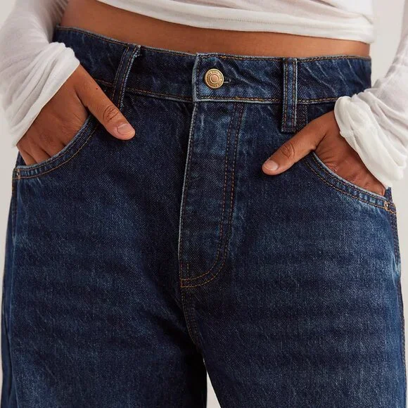 We The Free Good Luck Mid-Rise Barrel Jeans - Picture 5 of 10